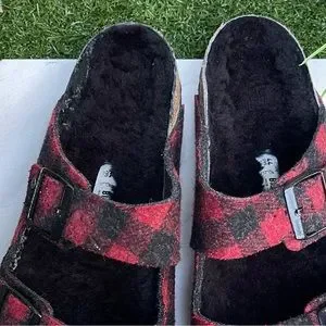 Birkenstock | Shoes | Birkenstock Arizona Wool Felt Plaid  display picture 2
